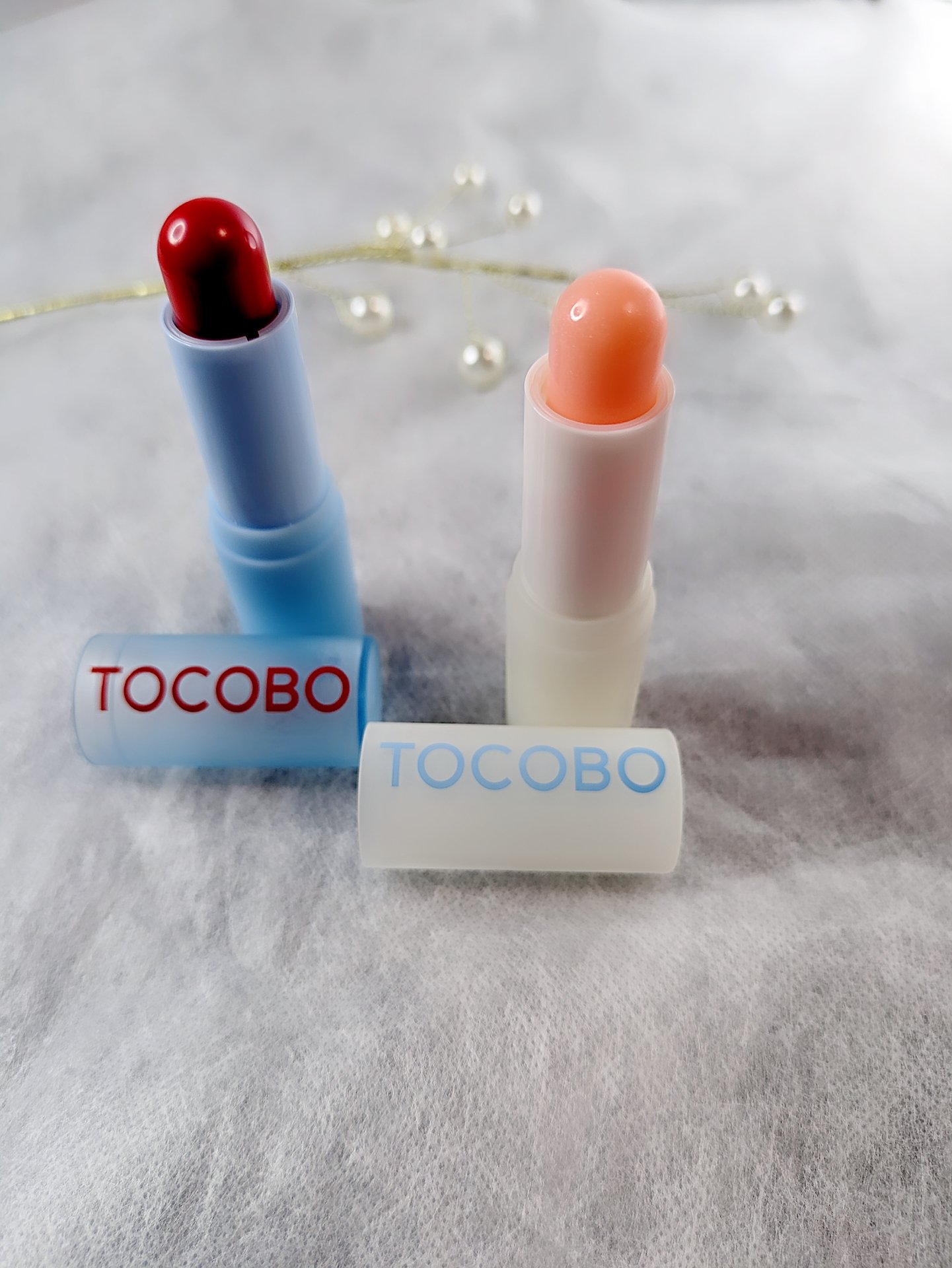 グラスティンティッドリップバーム/TOCOBO/リップバームを使ったクチコミ（1枚目）