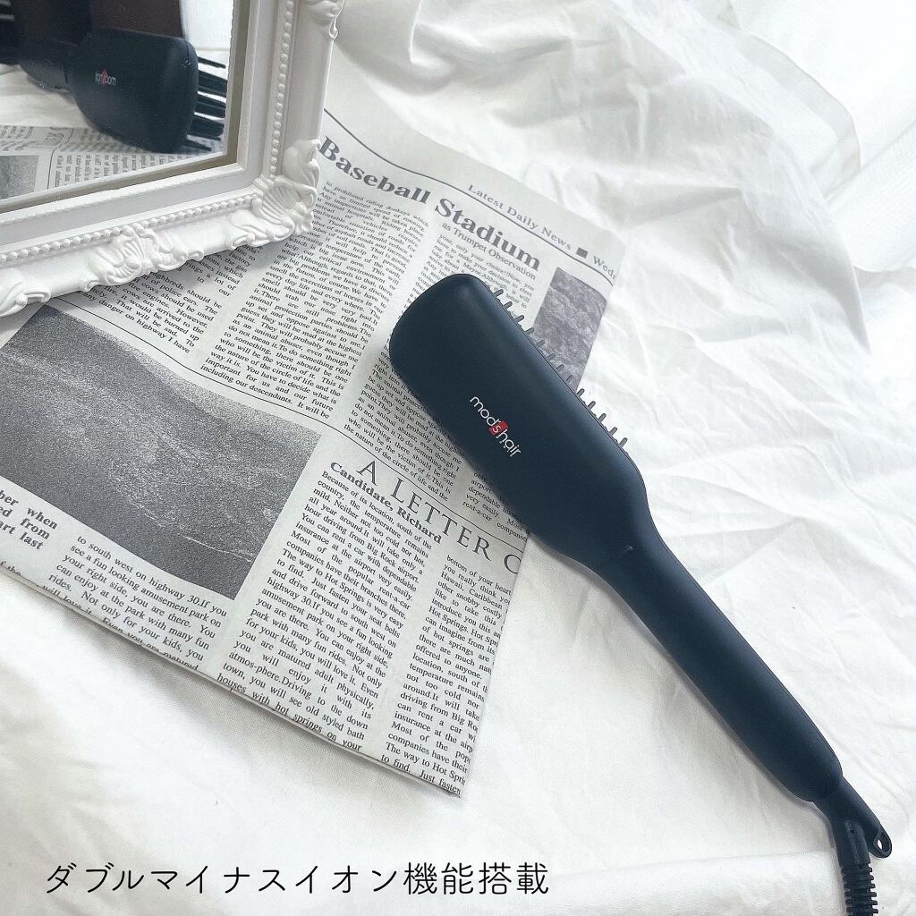 スタイリッシュ コンパクトイオンヒートブラシ MHB-3040-K/mod's hair/ヒートブラシを使ったクチコミ（2枚目）