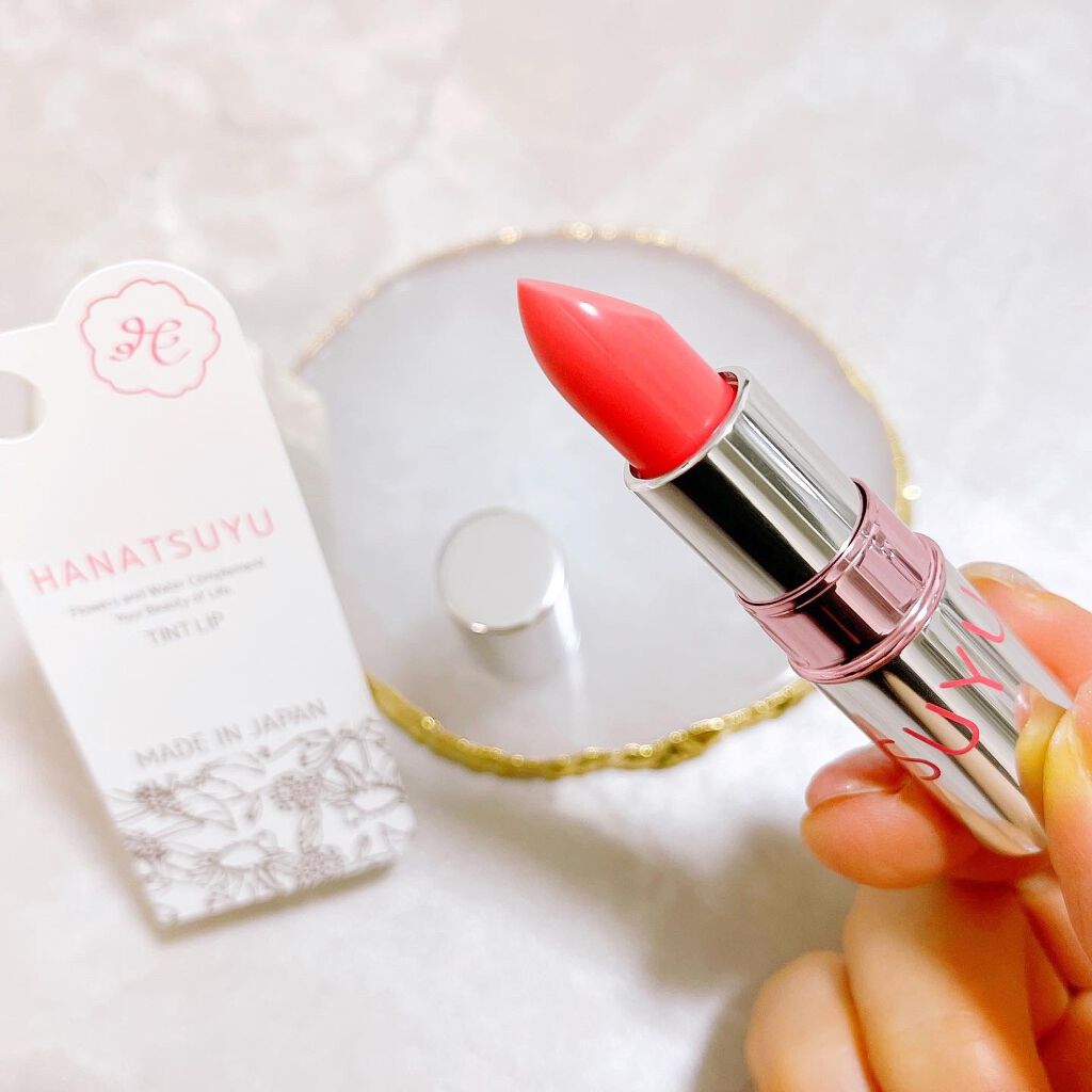 HANATSUYU ティントリップ/HANATSUYU/リップティントを使ったクチコミ(2枚目)