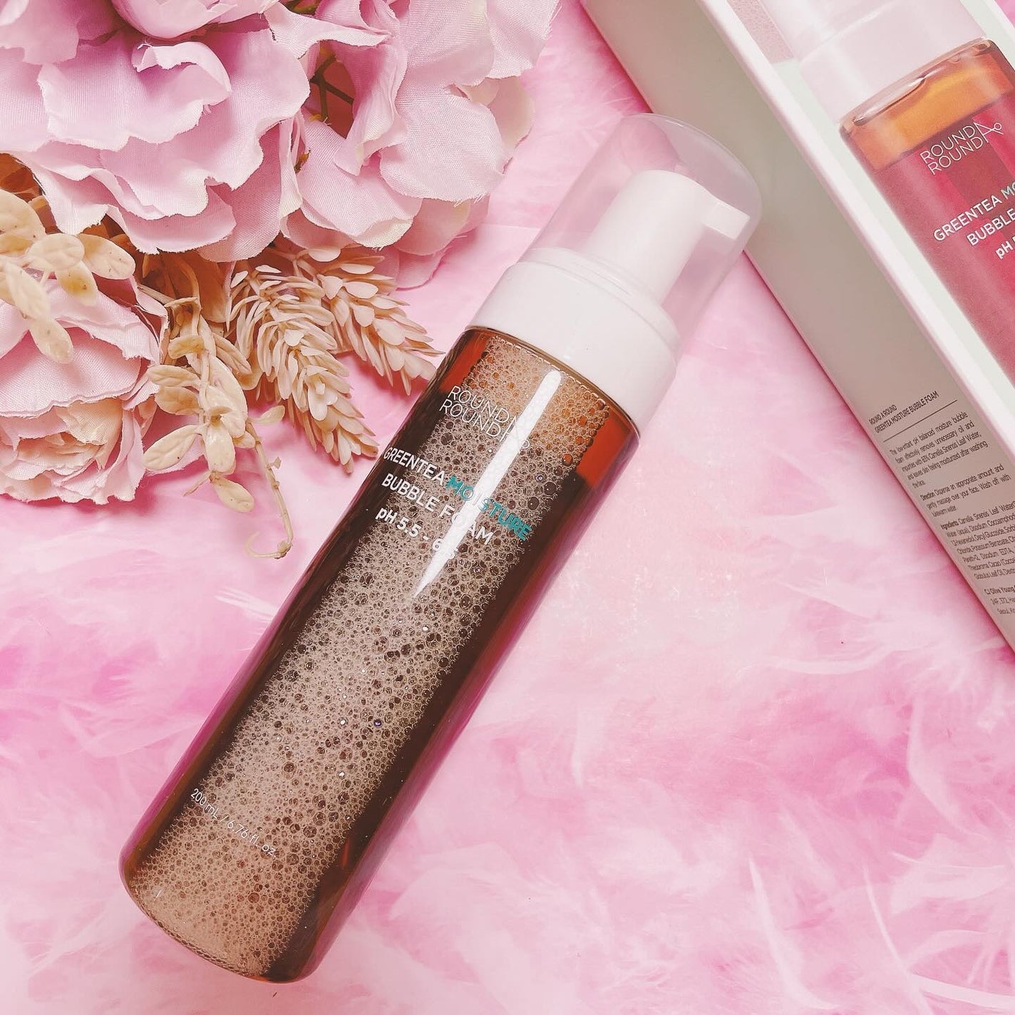 グリーンティーモイスチャーバブルフォーム/ラウンドアラウンド/泡洗顔を使ったクチコミ(2枚目)