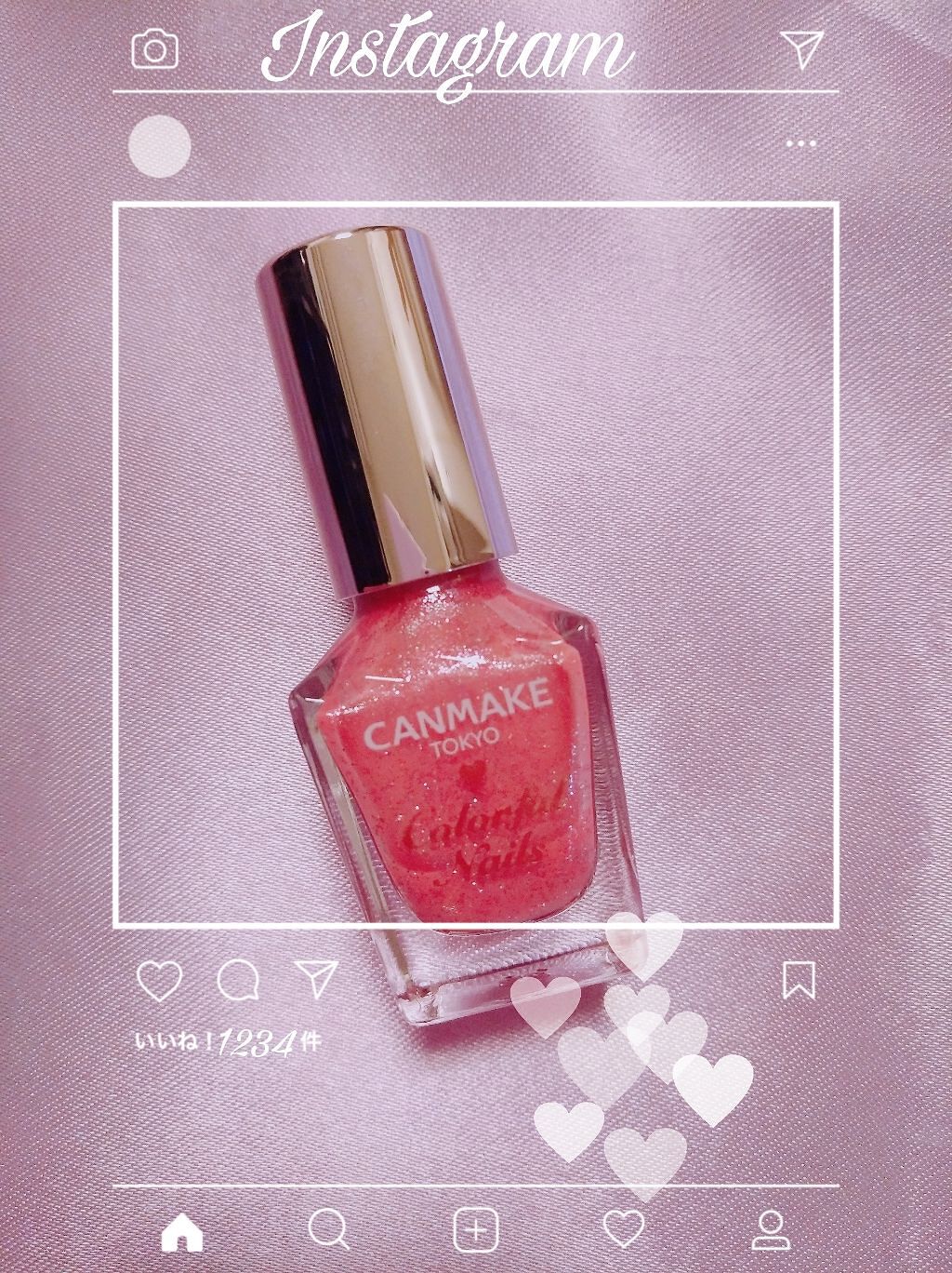 カラフルネイルズ/キャンメイク/マニキュアを使ったクチコミ(1枚目)