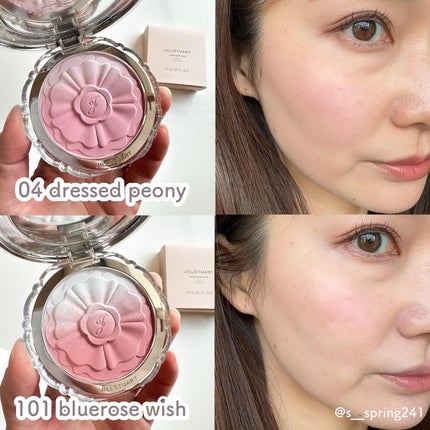 ジルスチュアート パステルペタル ブラッシュ/JILL STUART/パウダーチークを使ったクチコミ(6枚目)