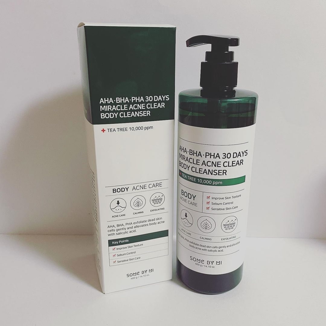 AHA·BHA·PHA 30デイズミラクルアクネボディクレンザー/SOME BY MI/ボディソープを使ったクチコミ（2枚目）