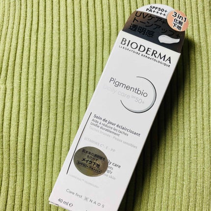 ビオデルマ ピグメンビオ デイリーUVケア ホワイト SPF50+/PA++++のクチコミ「ビオデルマ ピグメンビオデイリーUVケアホワイトをお試ししたので紹介します!
.....」(2枚目)