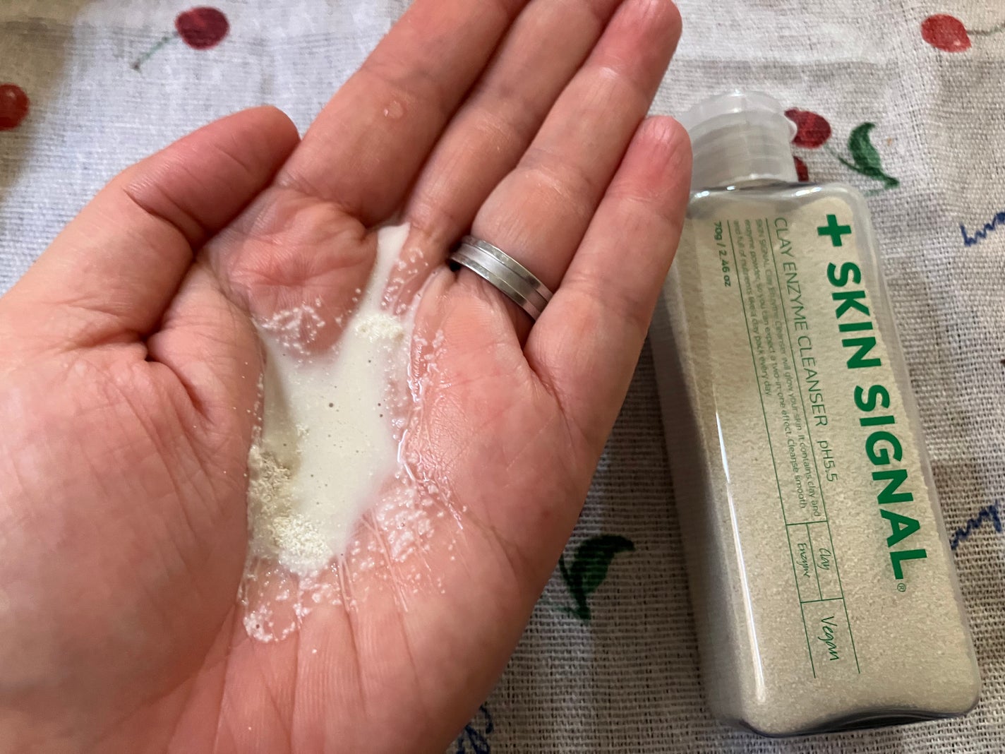 グリーン クレイ酵素クレンザー/SKIN SIGNAL/洗顔パウダーを使ったクチコミ(5枚目)