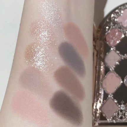 彩り日記 on LIPS 「😇今SNSで話題の【花知晓小天使🪽アイシャドウパレット】がつい..」(5枚目)
