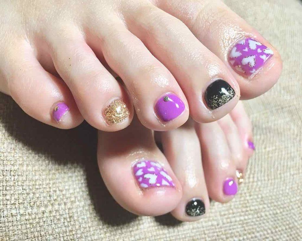 れいら❁⃘*.゚ on LIPS 「雑談初めて投稿する、昨日始めたばかりの初心者です。写真はネイリ..」(1枚目)