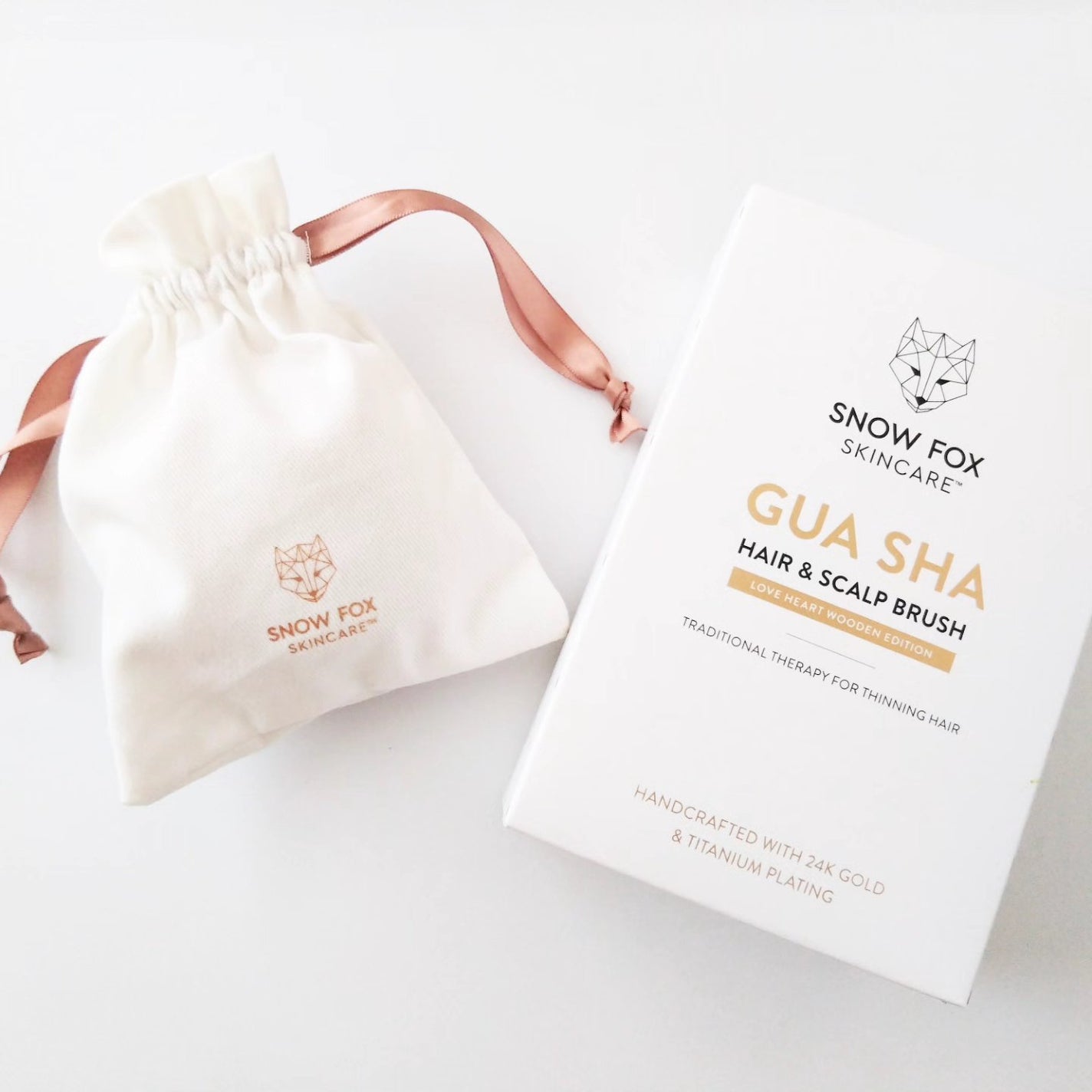 プレミアム FOX カッサ ウッド ミニハート ヘアブラシ/SNOW FOX SKINCARE/ヘアブラシを使ったクチコミ(3枚目)