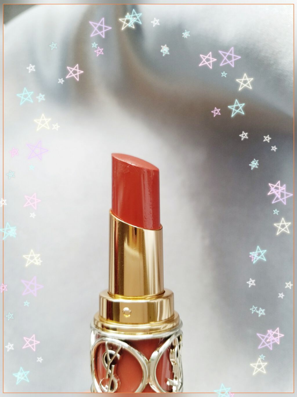 ルージュ ヴォリュプテ シャイン/YVES SAINT LAURENT BEAUTE/口紅を使ったクチコミ(1枚目)