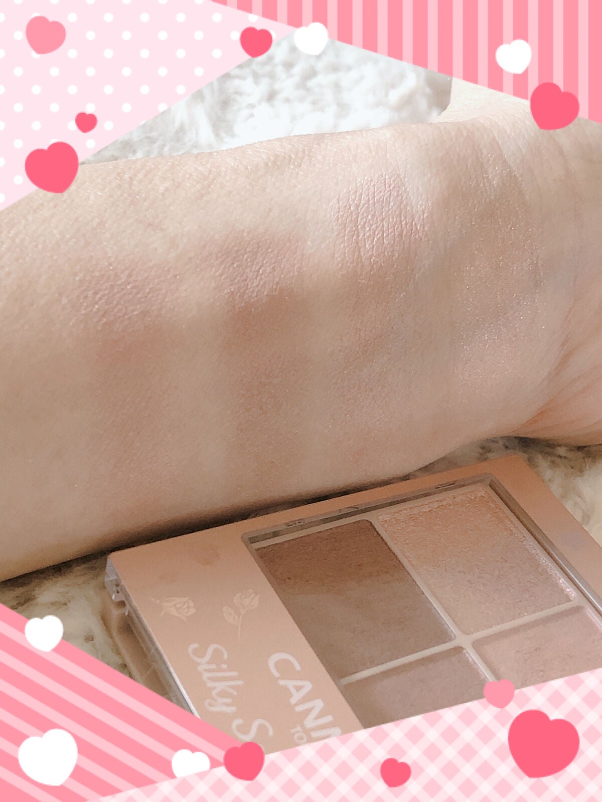 シルキースフレアイズ(マットタイプ)/キャンメイク/アイシャドウパレットを使ったクチコミ(4枚目)