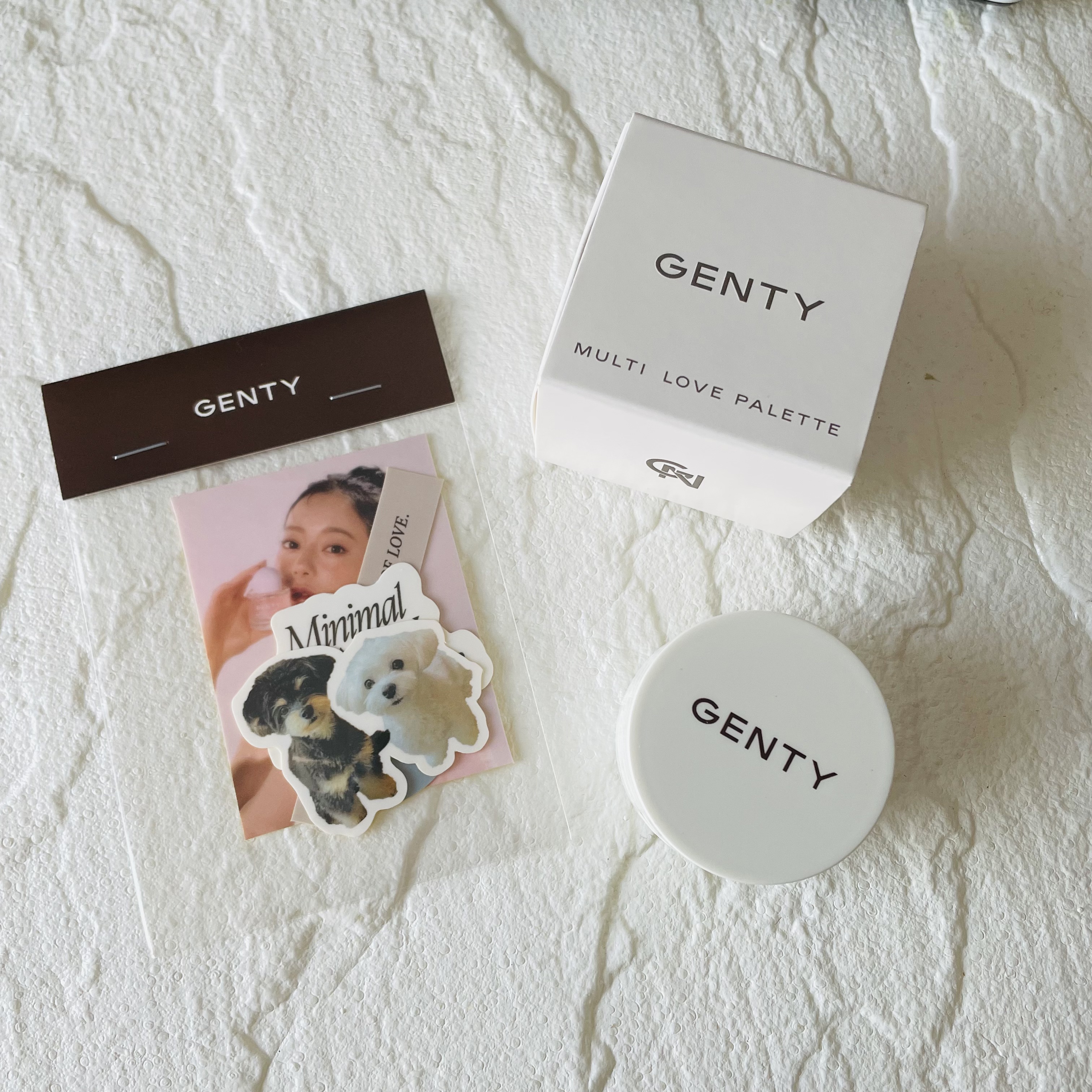 ジェンティー マルチ ラブ パレット  ウィズミーピンク/GENTY/ジェル・クリームアイシャドウを使ったクチコミ（1枚目）