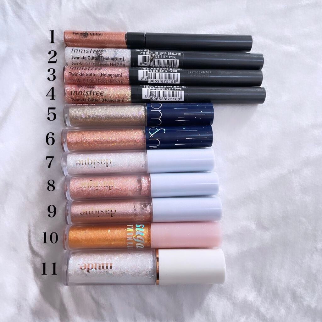 トゥインクル グリッター/innisfree/リキッドアイライナーを使ったクチコミ(2枚目)