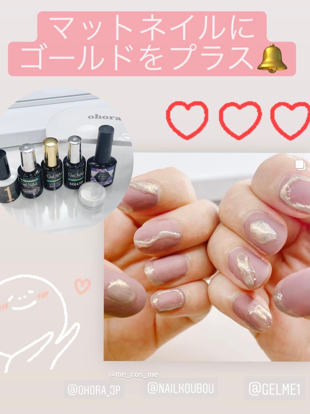 ジェルネイル(ライト対応)/セリア/ジェルネイルを使ったクチコミ(1枚目)