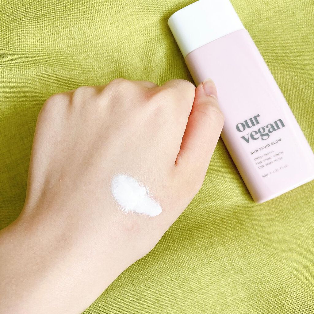 アワーヴィーガン サンプルイド グロー/manyo/化粧下地を使ったクチコミ（3枚目）