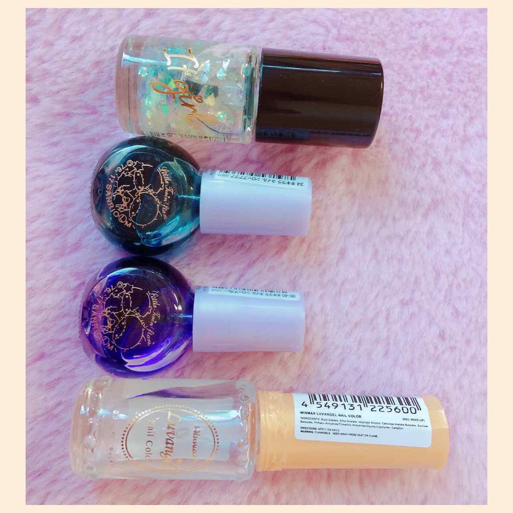 ウィンマックス ラブエンゼルネイルカラー/DAISO/マニキュアを使ったクチコミ（2枚目）