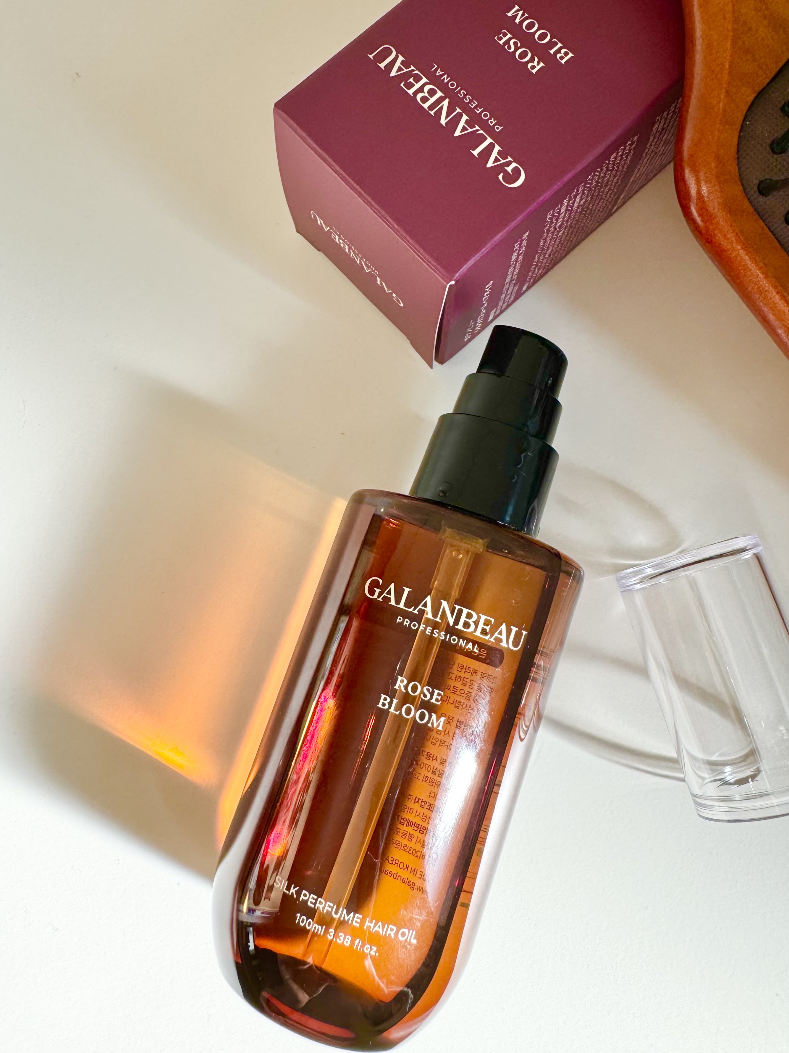 シルクパフュームヘアオイル（ローズブルーム）/ガランビュー/ヘアオイルを使ったクチコミ（2枚目）