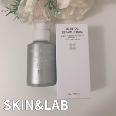 SKIN&LAB
レチノールリペアセラム 30ml

今注目の3成分、
レチノール・バクチオール・ペプチド配合で
効果を最大限に、エイジングケアが期待できるよ✨

低刺激ながらも確実な効果を届けてくれる