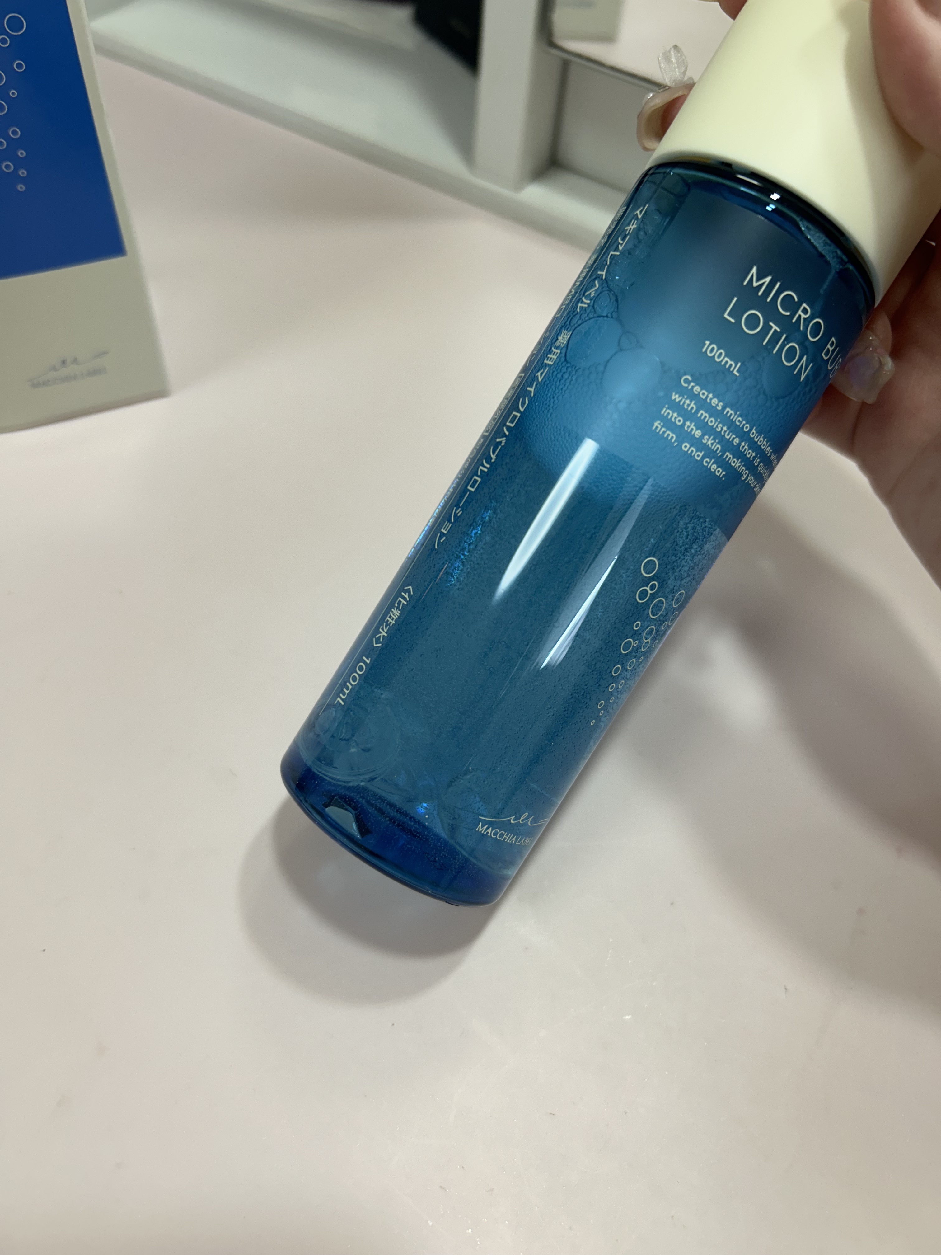 薬用マイクロバブルローション/Macchia Label/化粧水を使ったクチコミ（2枚目）