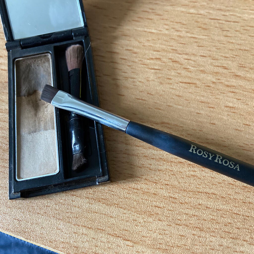 ダブルエンドアイブロウブラシ スクリュータイプ/ロージーローザ/メイクブラシを使ったクチコミ(1枚目)