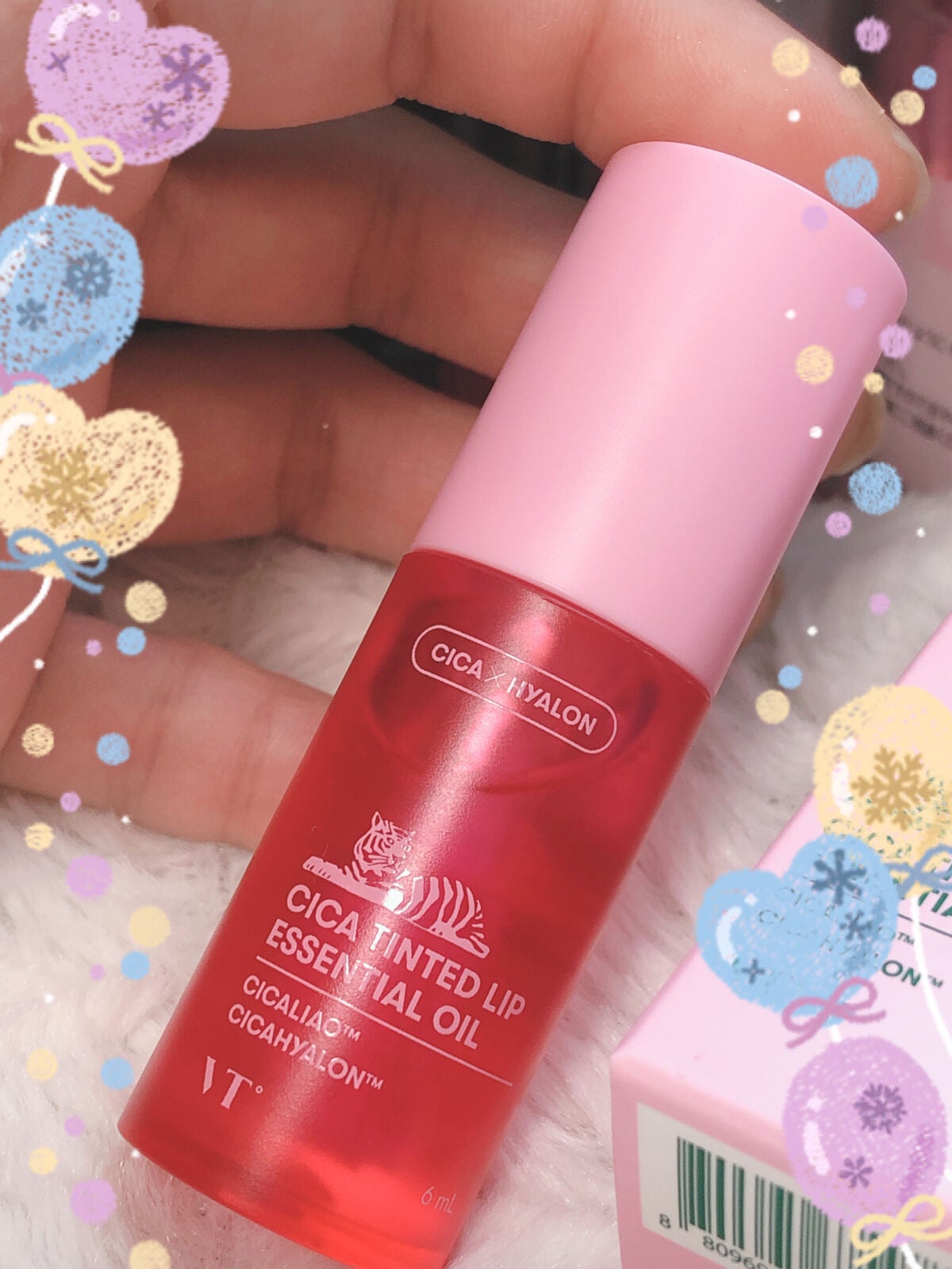 シカ ティンテッド リップ エッセンシャル オイル/VT/リップオイルを使ったクチコミ(2枚目)