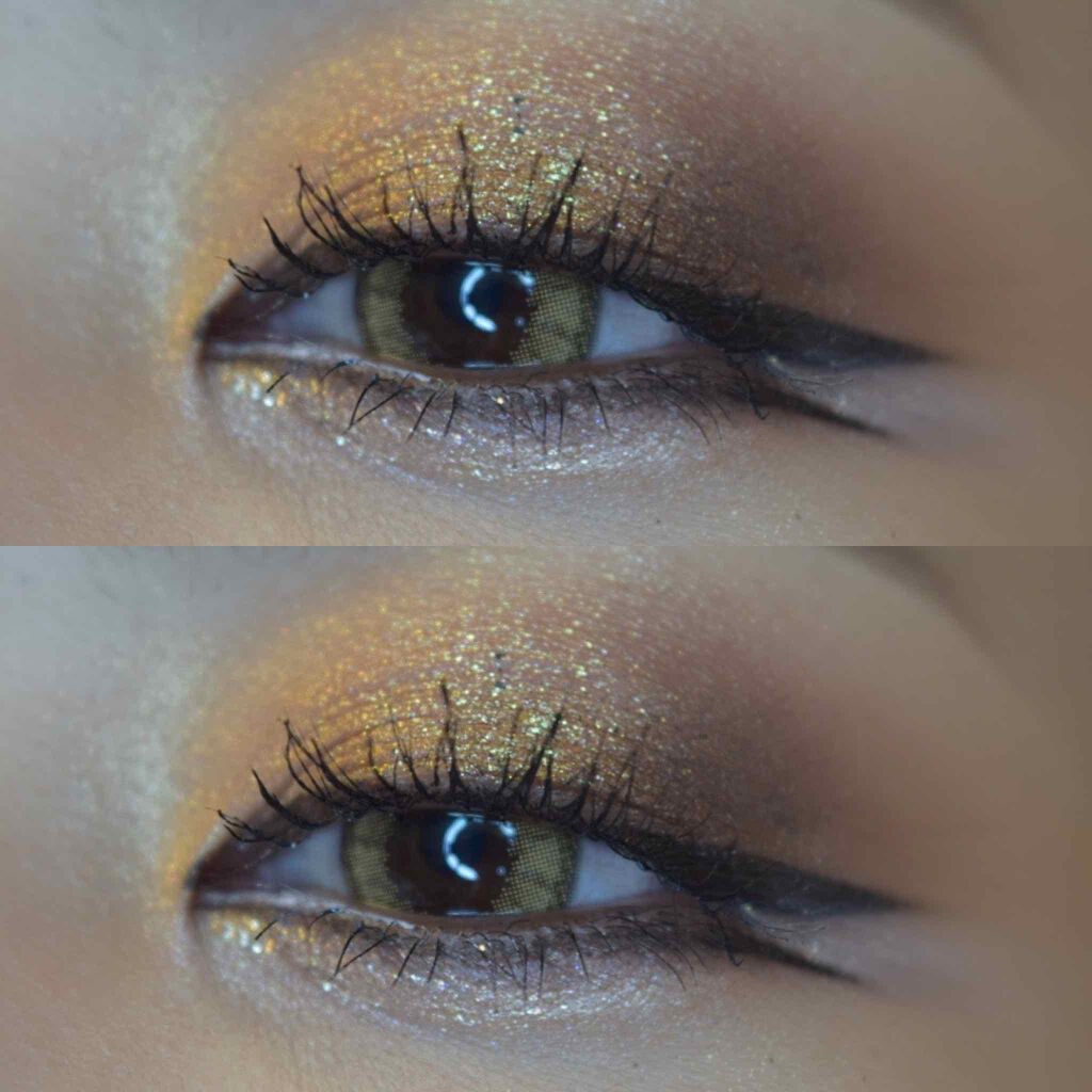 アイメタルグリッター 08 ハニースパークリング/HOLIKA HOLIKA/グリッターを使ったクチコミ（3枚目）