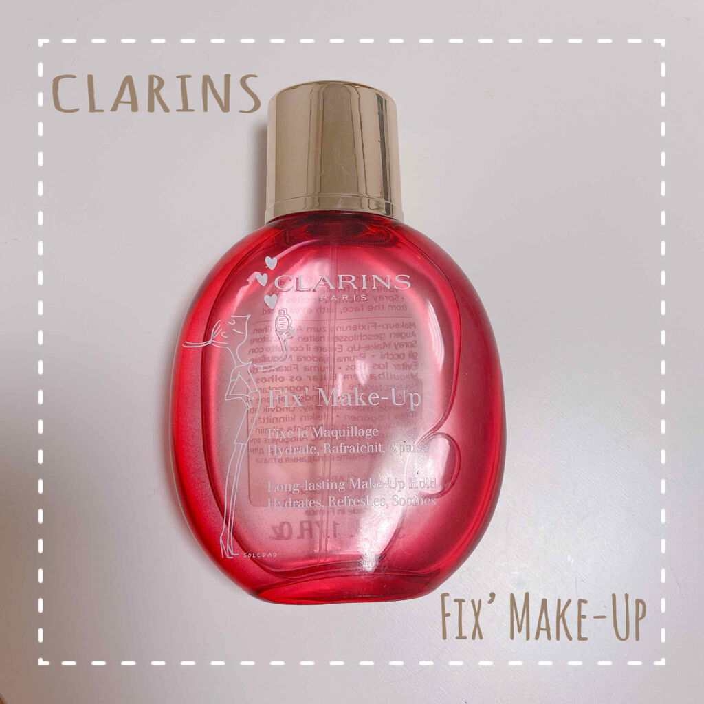 フィックス メイクアップ/CLARINS/ミスト状化粧水を使ったクチコミ（1枚目）