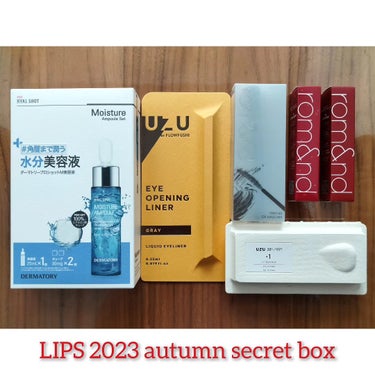 LIPS 【2023年秋クリアランスセール限定】シークレットボックスのクチコミ「LIPS購入品🙌✨

LIPS 2023年秋のクリアランスセール　シークレットボックス😊💖

.....」（2枚目）