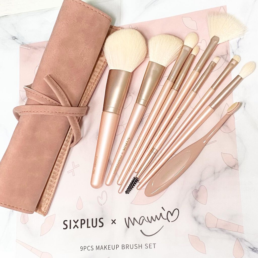 SIXPLUS×mamiseto メイクブラシ9本セット｜SIXPLUSの口コミ - マミ様