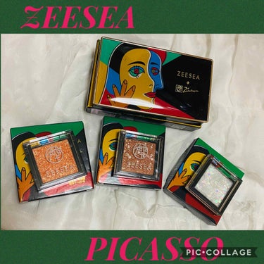 ZEESEA ×PICASSO COLOREYESHADOW/ZEESEA/アイシャドウパレットを使ったクチコミ（1枚目）