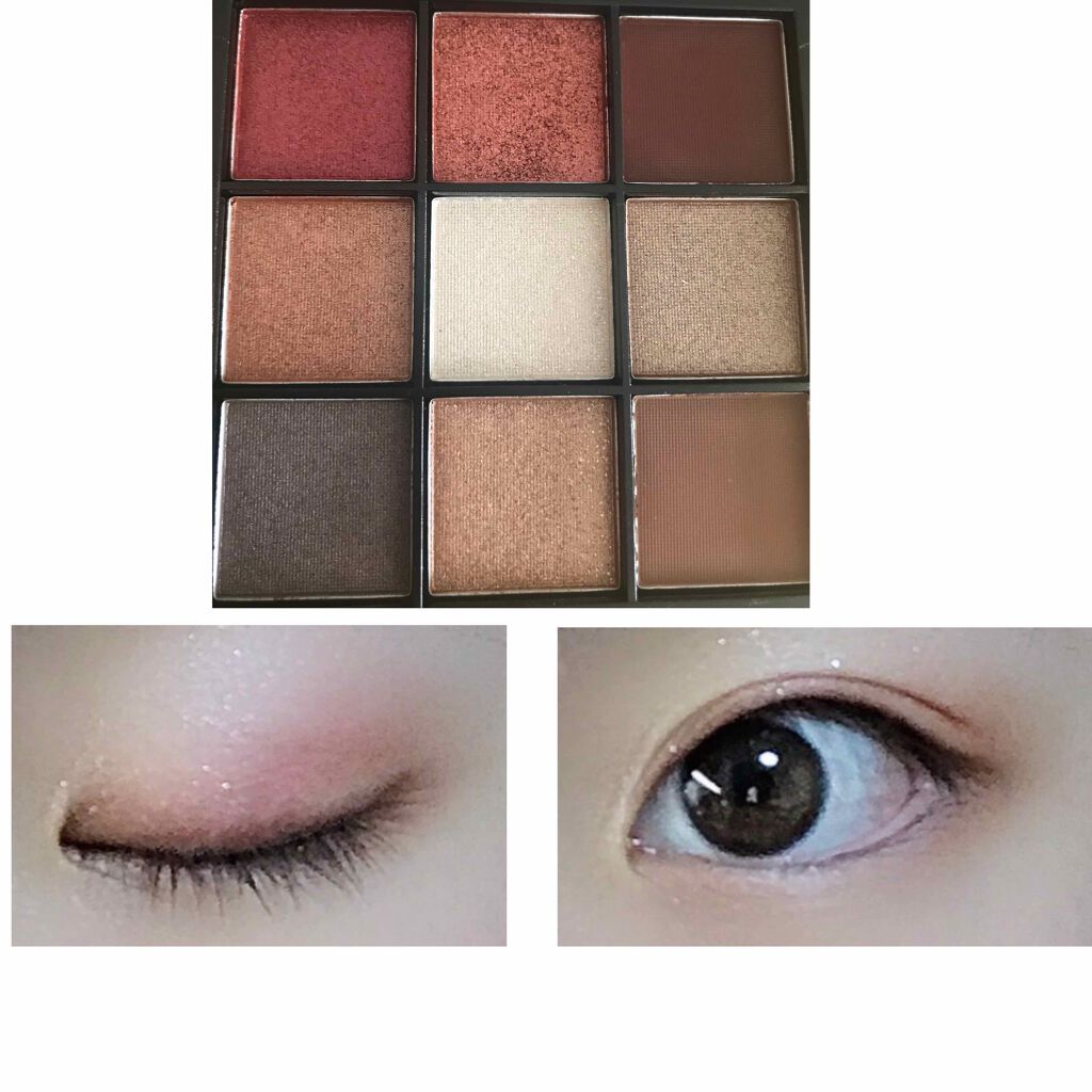 UR GLAM　BLOOMING EYE COLOR PALETTE/U R GLAM/アイシャドウパレットを使ったクチコミ（2枚目）