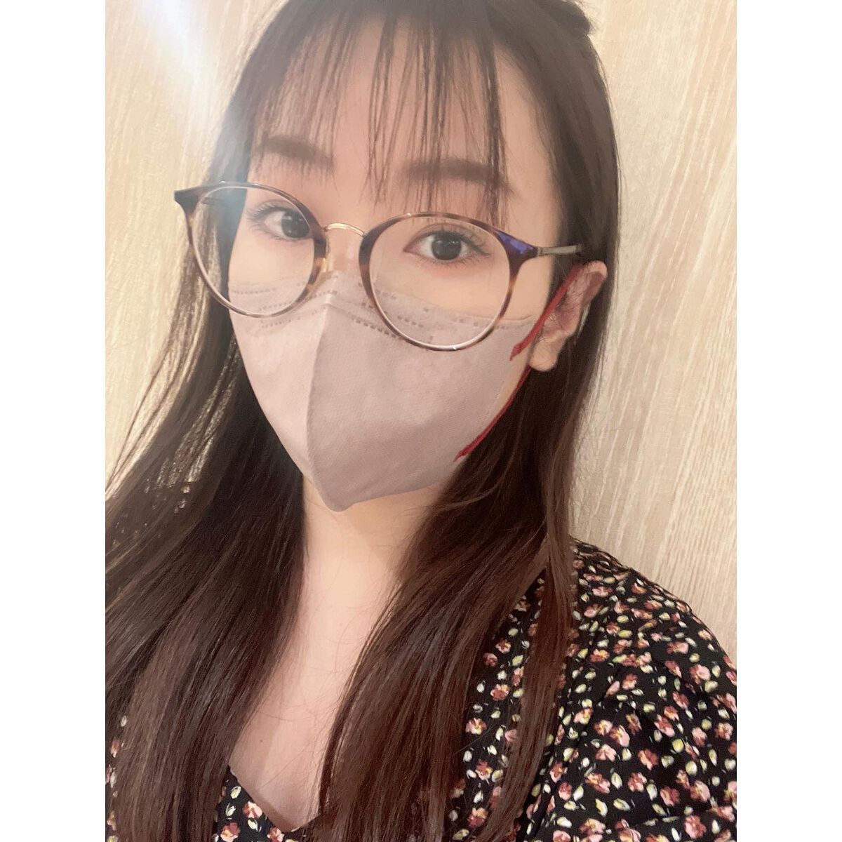 なったん☪︎* on LIPS 「\バイカラーかわいすぎ盛れるマスク😷♥️/晴れると命の危険の暑..」(5枚目)