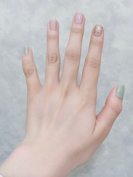 ネイルシール/DAISO/ネイルシールを使ったクチコミ(2枚目)