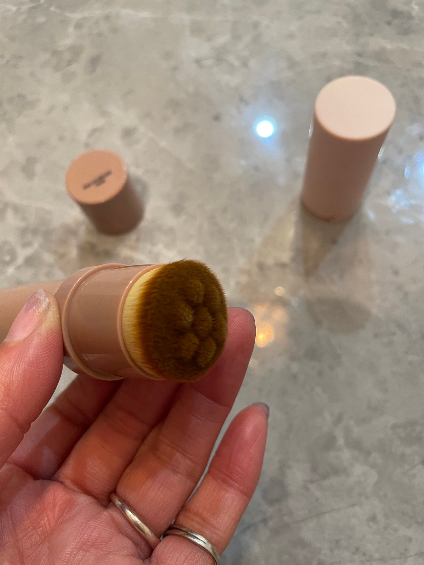 ヴィーガンナチュラルカバースティックファンデーション/DERMASHARE/その他ファンデーションを使ったクチコミ(8枚目)