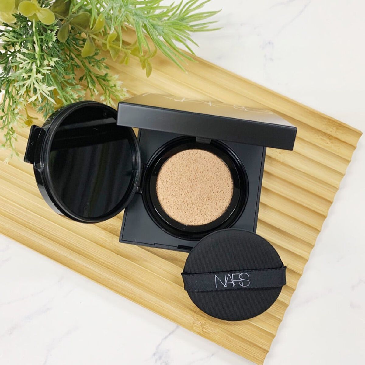 ナチュラルラディアント ロングウェア クッションファンデーション/NARS/クッションファンデーションを使ったクチコミ(4枚目)