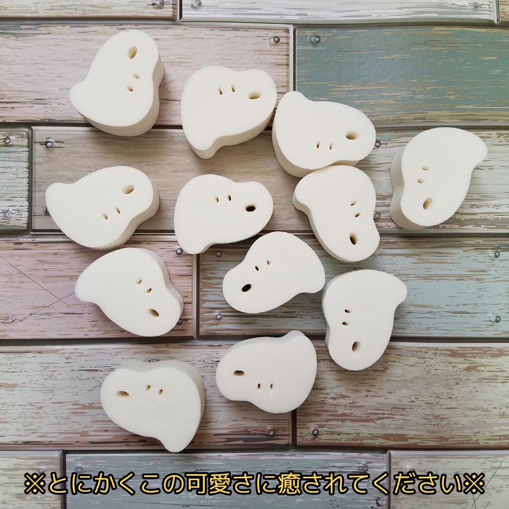 MAKE UP SPONGE Snoopy diecut type/SHOBIDO/パフ・スポンジを使ったクチコミ(2枚目)