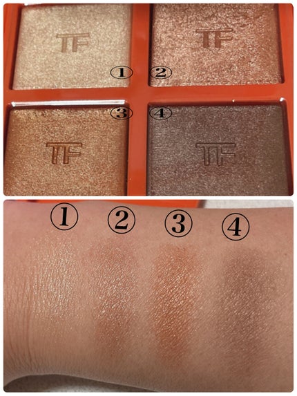 アイ カラー クォード/TOM FORD BEAUTY/アイシャドウパレットを使ったクチコミ(2枚目)