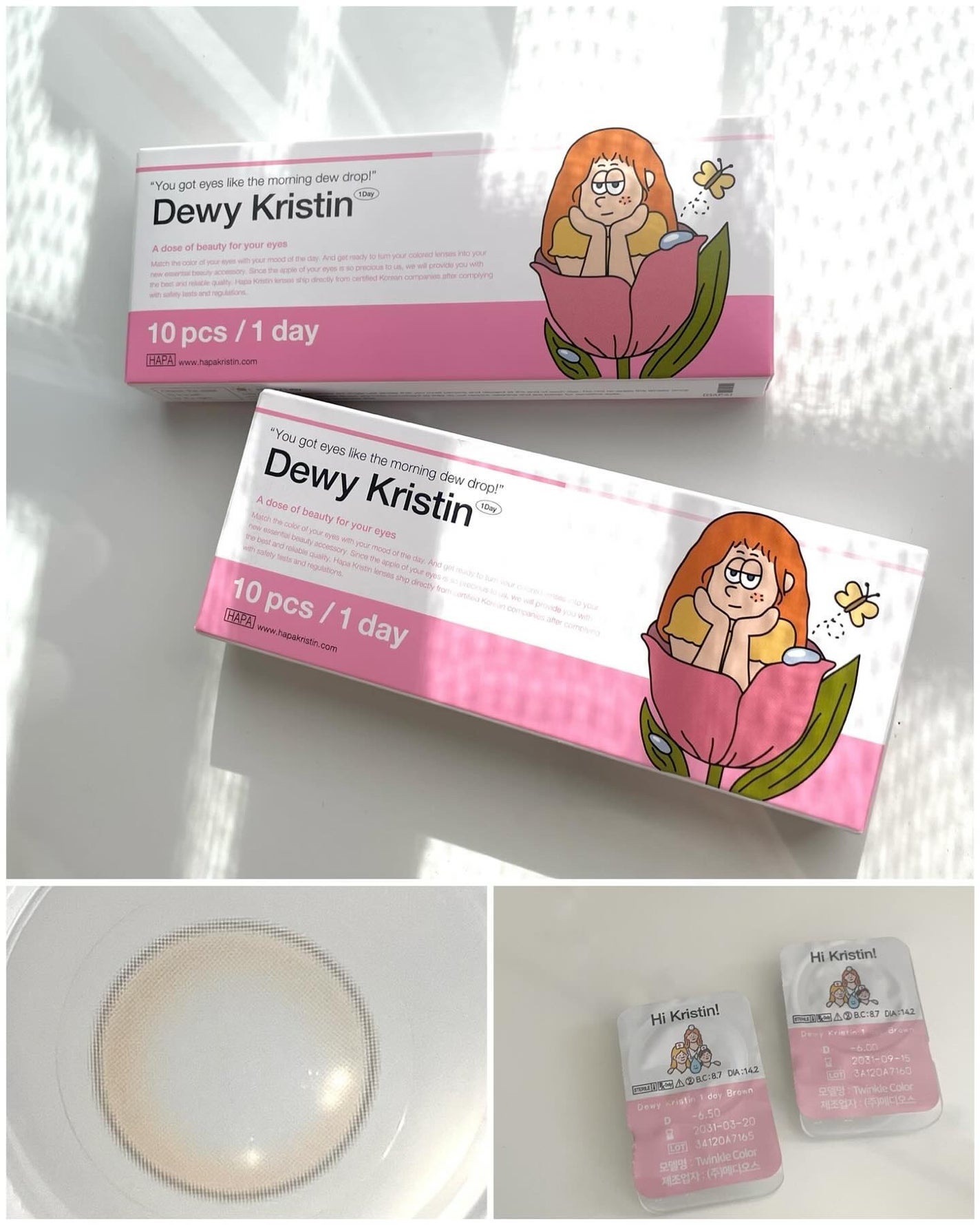 Dewy Kristin/Hapa kristin/カラーコンタクトレンズを使ったクチコミ(3枚目)