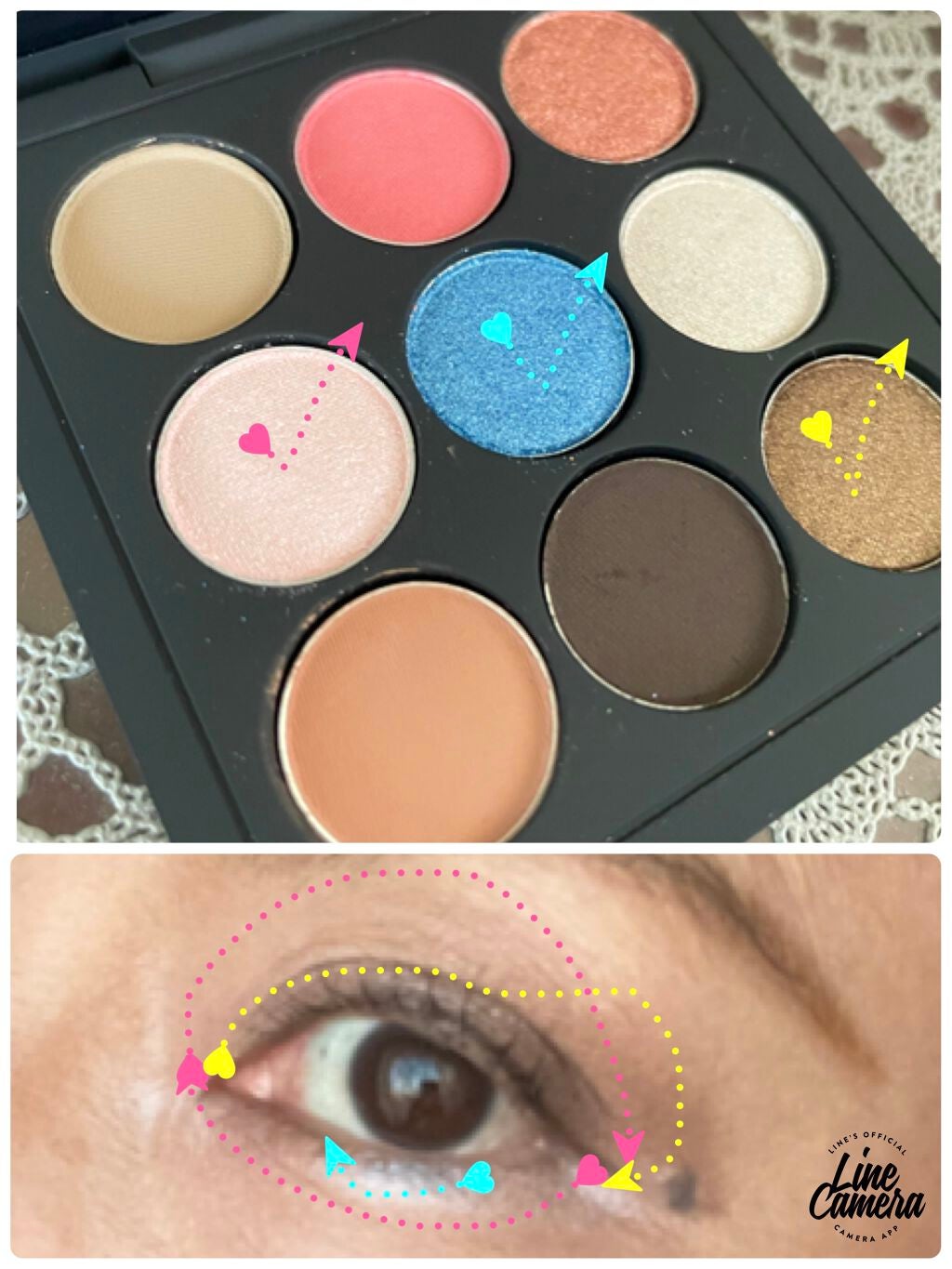 スモール アイシャドウ×9/M・A・C/アイシャドウパレットを使ったクチコミ(4枚目)