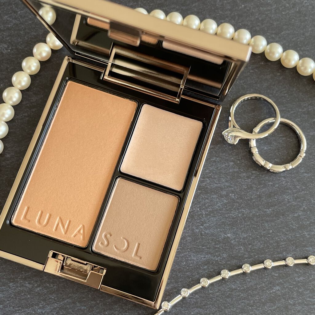 シークレットシェイプパレット/LUNASOL/パウダーチークを使ったクチコミ（1枚目）