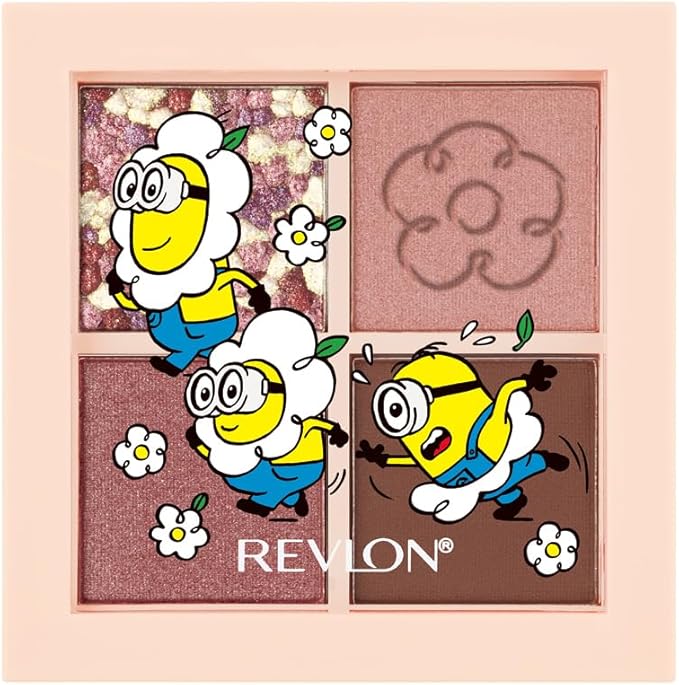 レブロン ダズル アイシャドウ クアッド 104 ロージー ブラウン<ミニオンズ限定パッケージ>