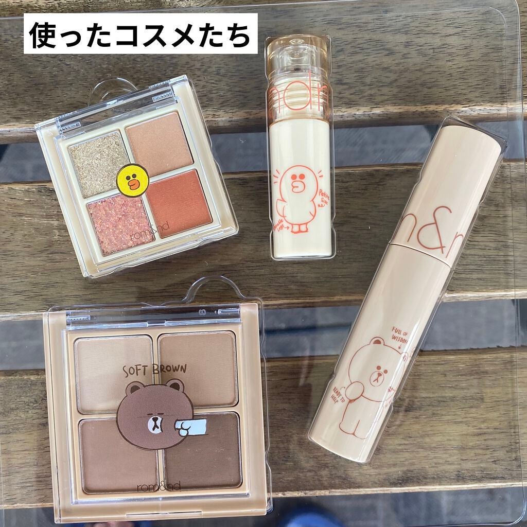 LINE FRIENDS EDITION/rom&nd/メイクアップキットを使ったクチコミ(2枚目)