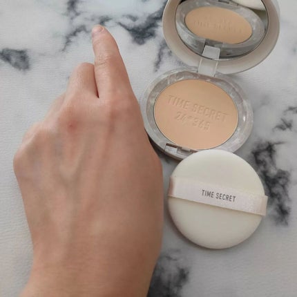 ミネラル 薬用プレストパウダー/TIME SECRET/プレストパウダーを使ったクチコミ(5枚目)