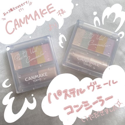パステルヴェールコンシーラー/キャンメイク/パレットコンシーラーを使ったクチコミ(1枚目)