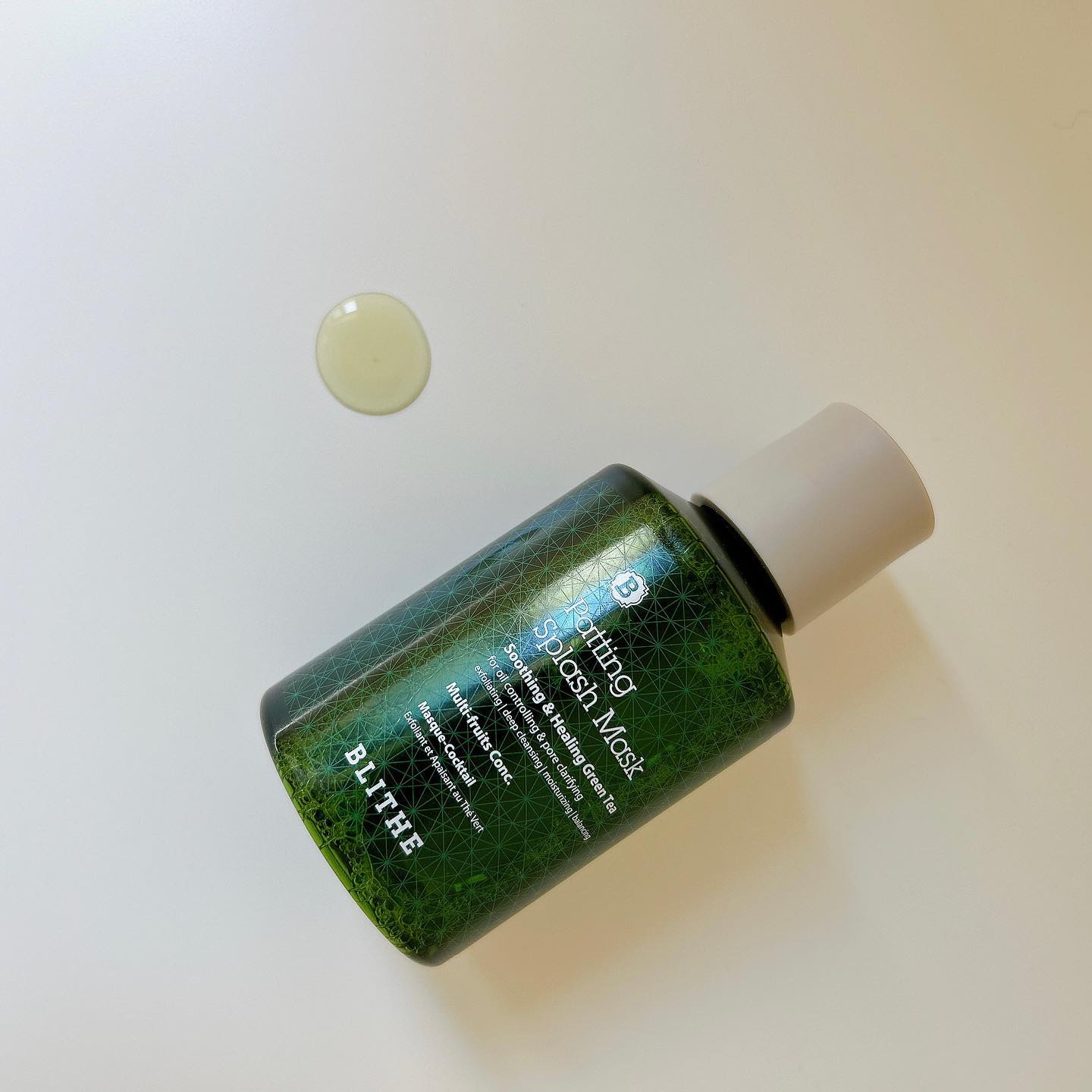 Patting Splash Mask Soothing & Heeling Green tea/BLITHE/その他洗顔料を使ったクチコミ（2枚目）