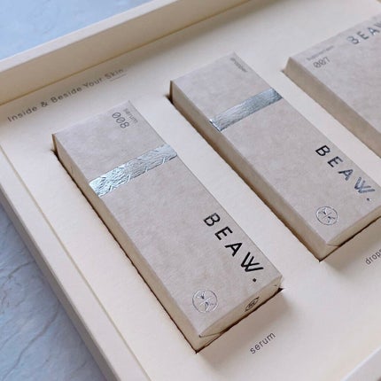 スターターBOX/BEAW./スキンケアキットを使ったクチコミ(1枚目)