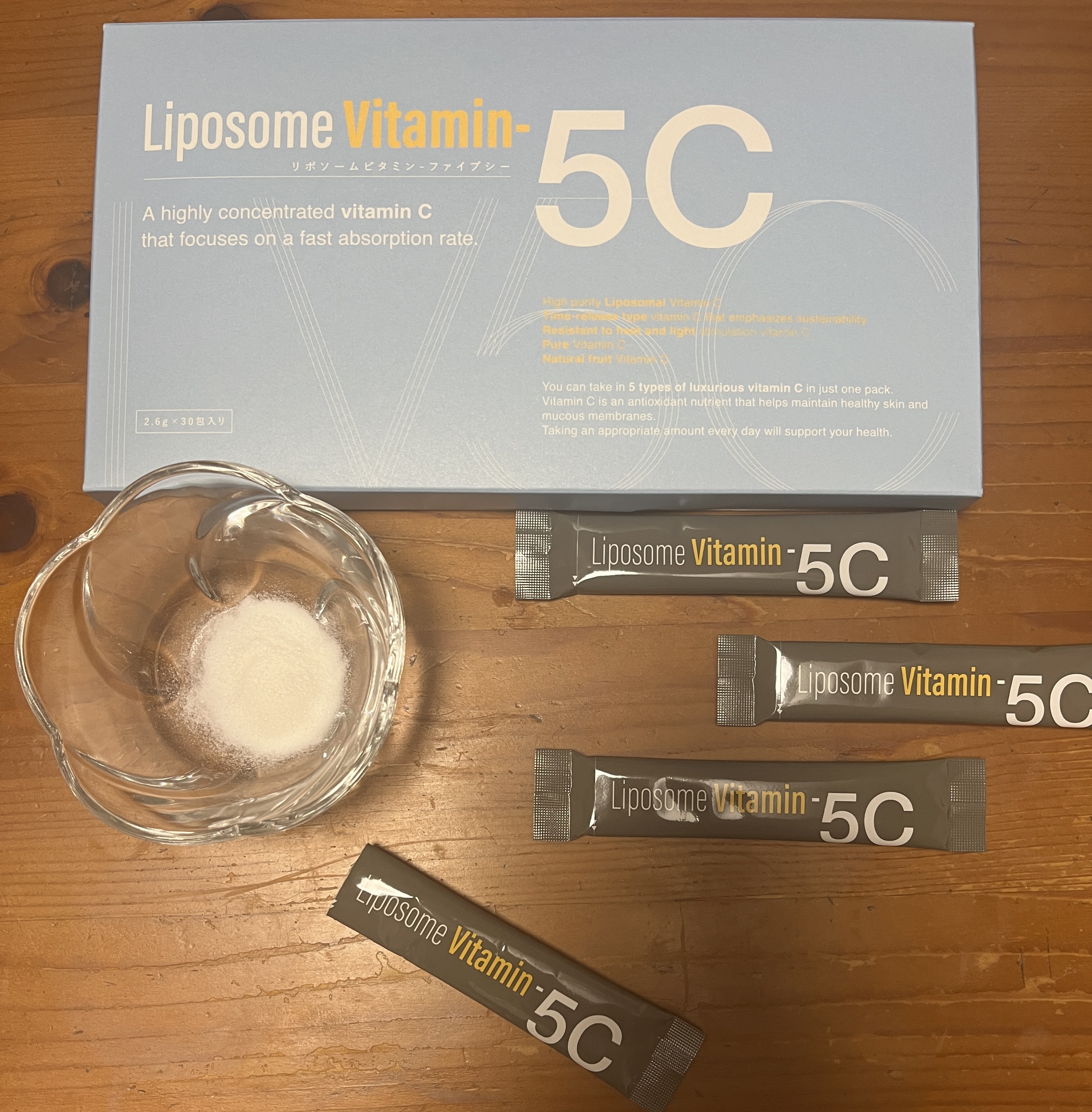Liposome Vitamin - 5C/renaTerra/美容サプリメントを使ったクチコミ（3枚目）