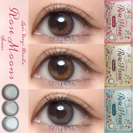 Rose Moon/レンズベリー/カラーコンタクトレンズを使ったクチコミ(1枚目)