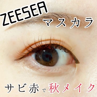 ダイヤモンドシリーズ カラーマスカラ サビ赤/ZEESEA/マスカラを使ったクチコミ（1枚目）