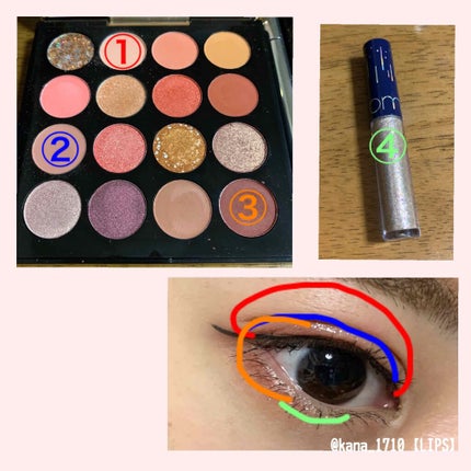 クイックラッシュカーラー ロングマスカラ/キャンメイク/マスカラを使ったクチコミ(2枚目)