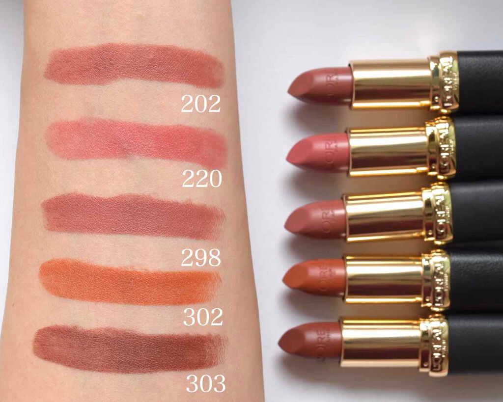 カラーリッシュモイストマットN/ロレアル パリ/口紅を使ったクチコミ（3枚目）